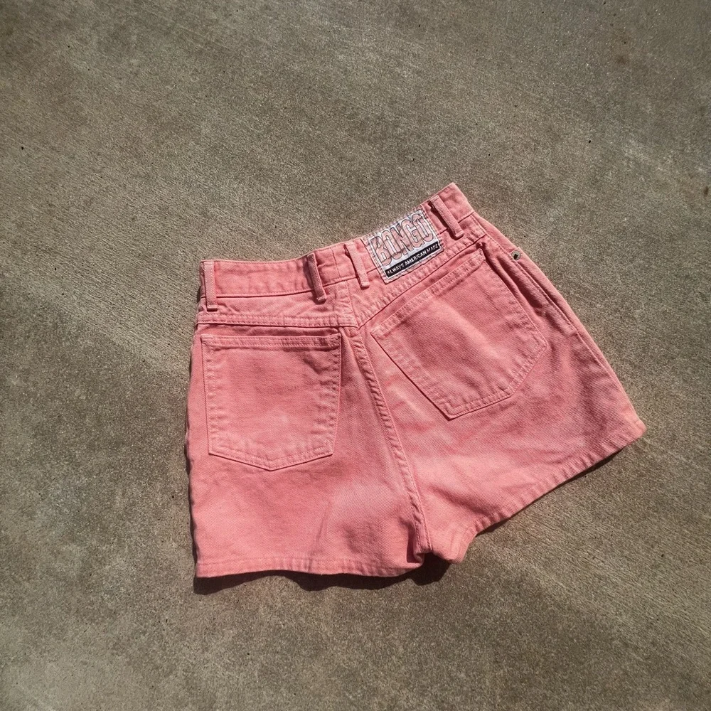 Women's Peach BONGO Denim Shorts - Picture 2 of 3